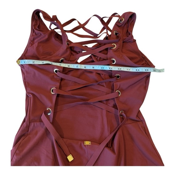 Miraclesuit by Amoressa Lace Up Underwire One Piece Tummy Control‎ Swimsuit 14 - Picture 13 of 16